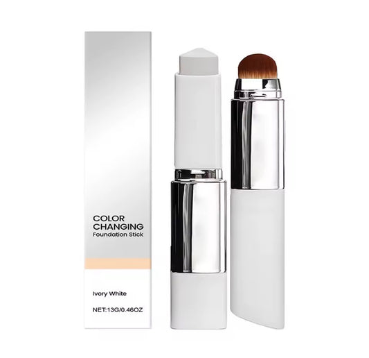 Color Changing Foundation Stick mit integriertem Pinsel – Perfekte Anpassung an deinen Hautton
