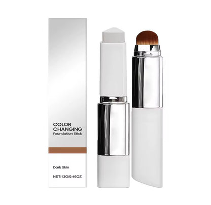 Color Changing Foundation Stick mit integriertem Pinsel – Perfekte Anpassung an deinen Hautton