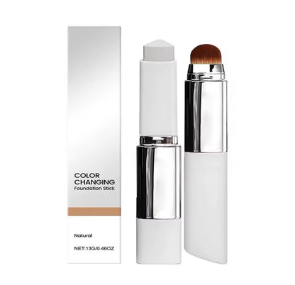 Color Changing Foundation Stick mit integriertem Pinsel – Perfekte Anpassung an deinen Hautton